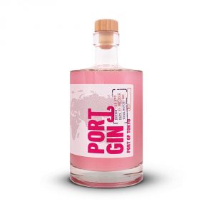 Ports of Portgin - Portgin ‑ Port of Tokyo 50 cl, pinker Gin, wo die Farben der japanischen Flagge sich in der Flasche wieder finden.